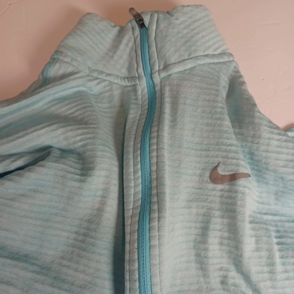 Nike Dri-Fit Running Shirt Long Sleeved Woman‎ Teal X-Small Athleisure 1/4 Zip